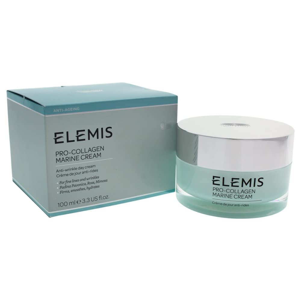 ELEMIS Pro-Collagen Cream Lightweight Anti-Wrinkle Daily Face Moisturizer Firms, Smoothes  Hydrates with Powerful Marine + Plant Actives