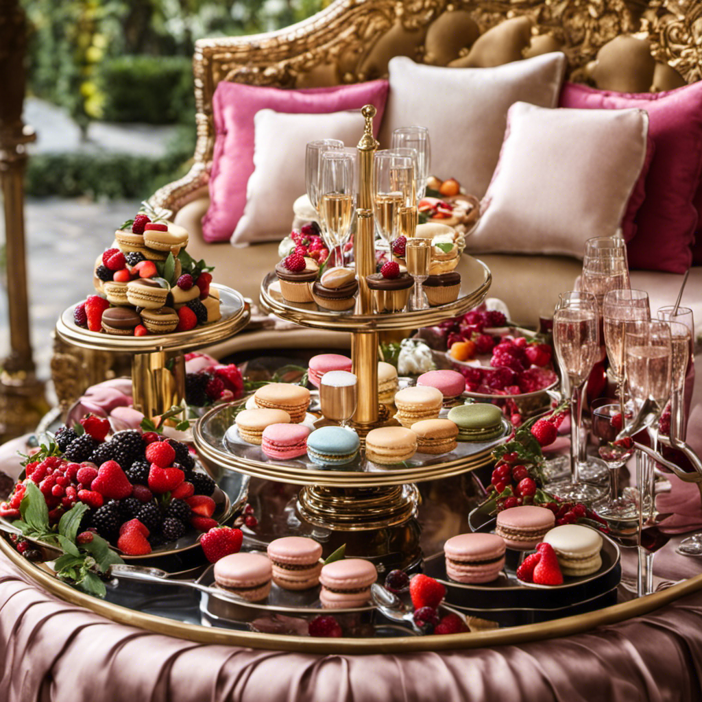  the essence of indulgence with a sumptuous image of a luxurious picnic spread