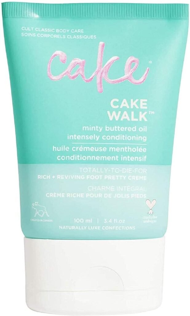 Cake Beauty Walk Triplemint Foot Crème, 3.4 Fluid Ounce