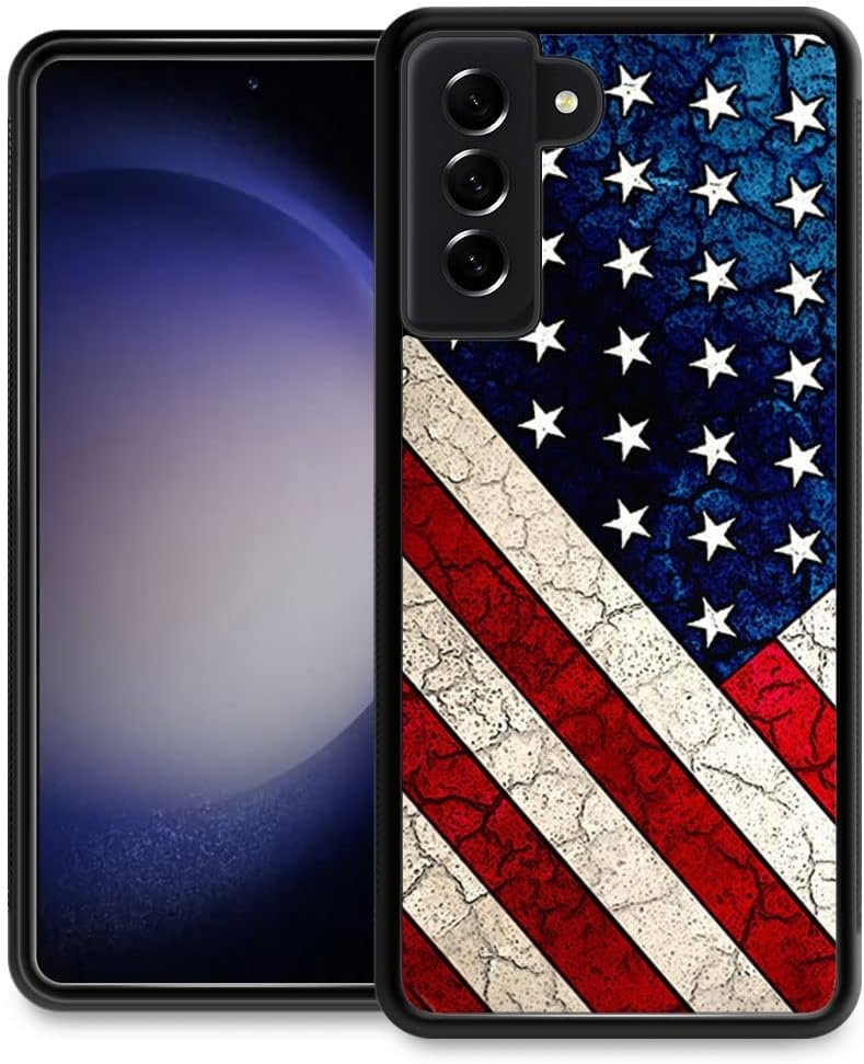 DJSOK Case Compatible with Samsung Galaxy S23 Plus Case, New Popular Flag Luxury Pattern Design for Man Boys Girls Dual Layer Shockproof Rugged Cover Bumper Cool Cover Case