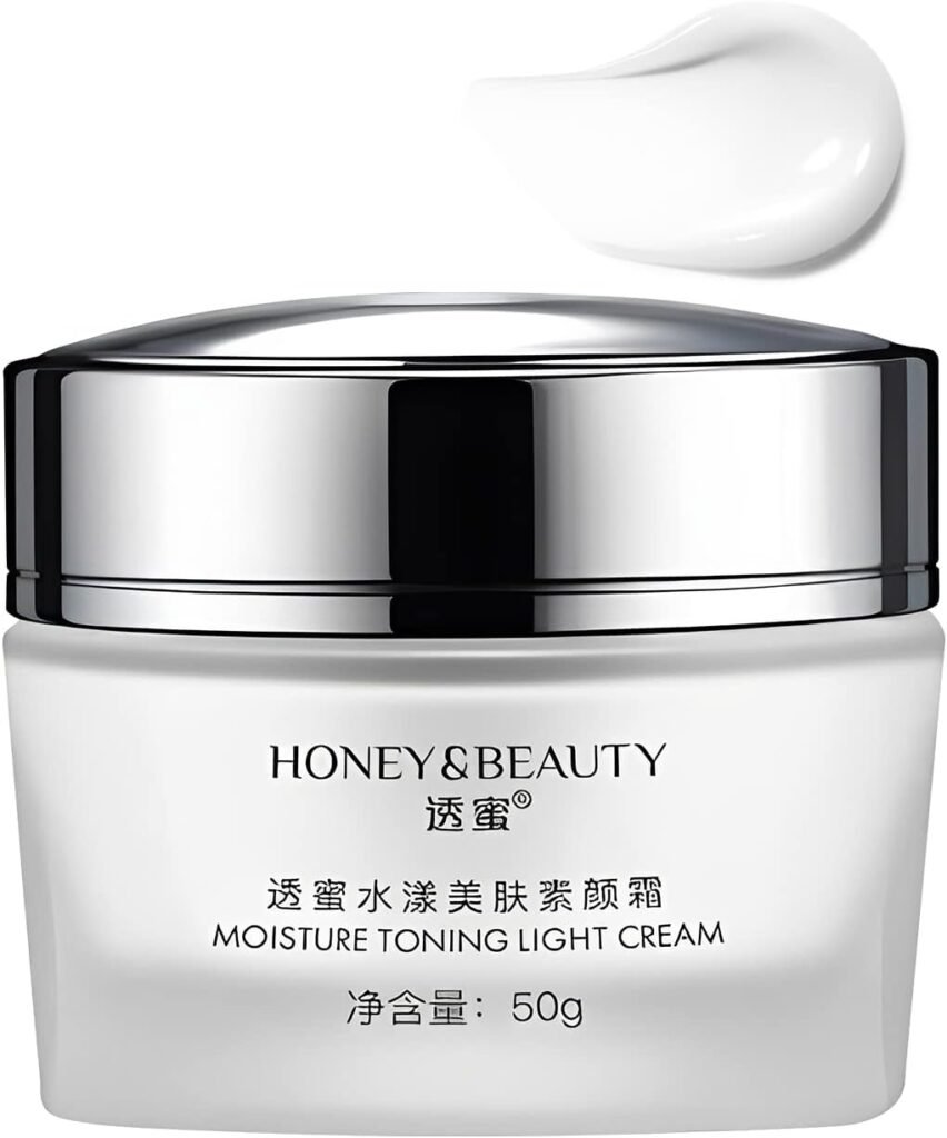 Honey  Beauty Moisture Toning Light Cream - Hydrating Beauty Face Cream, Moisturizing Tone Up Cream, Concealer Nude Makeup Cream (1pcs)