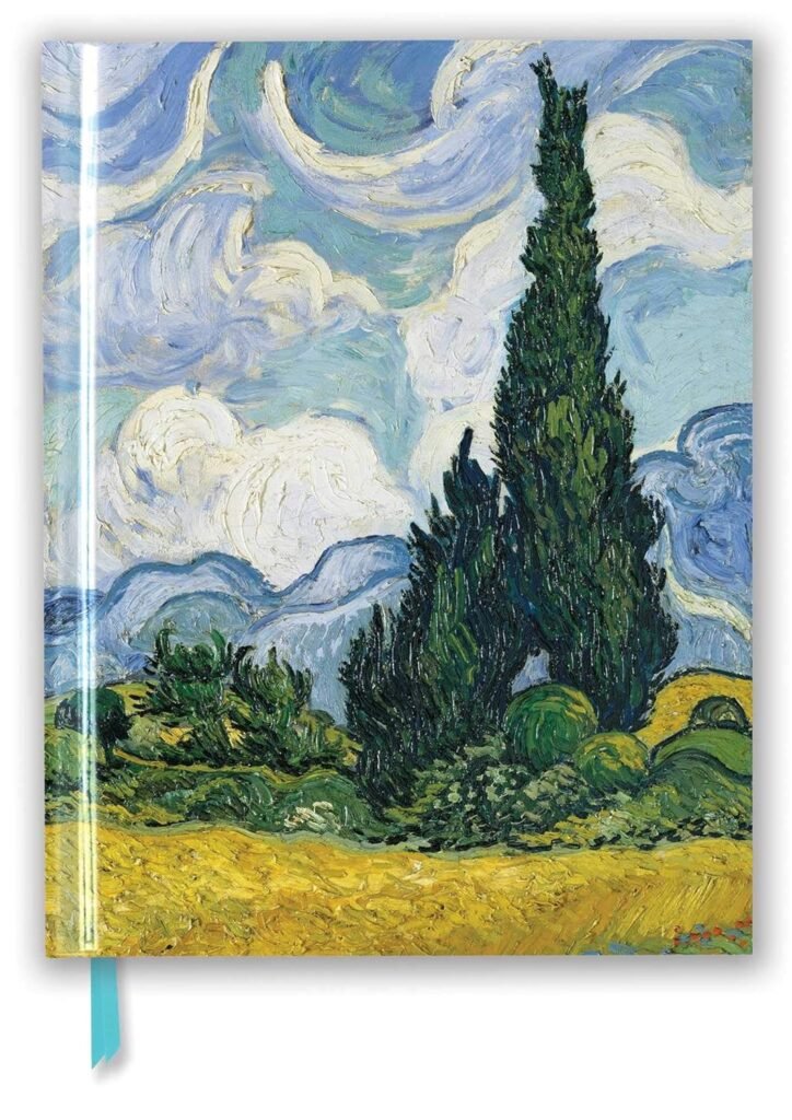 Vincent van Gogh: Wheat Field with Cypresses (Blank Sketch Book) (Luxury Sketch Books)     Hardcover – April 19, 2019