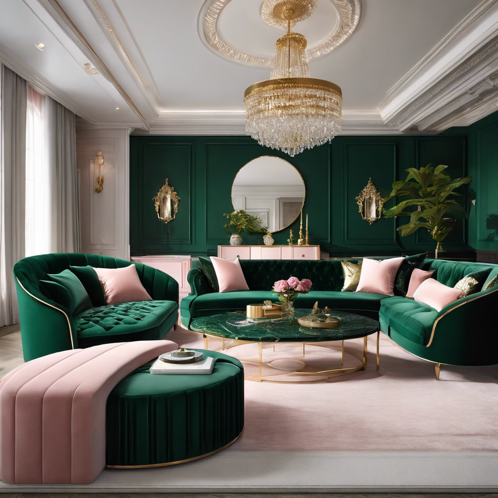  an image showcasing a beautifully designed living room, adorned with a sophisticated color palette