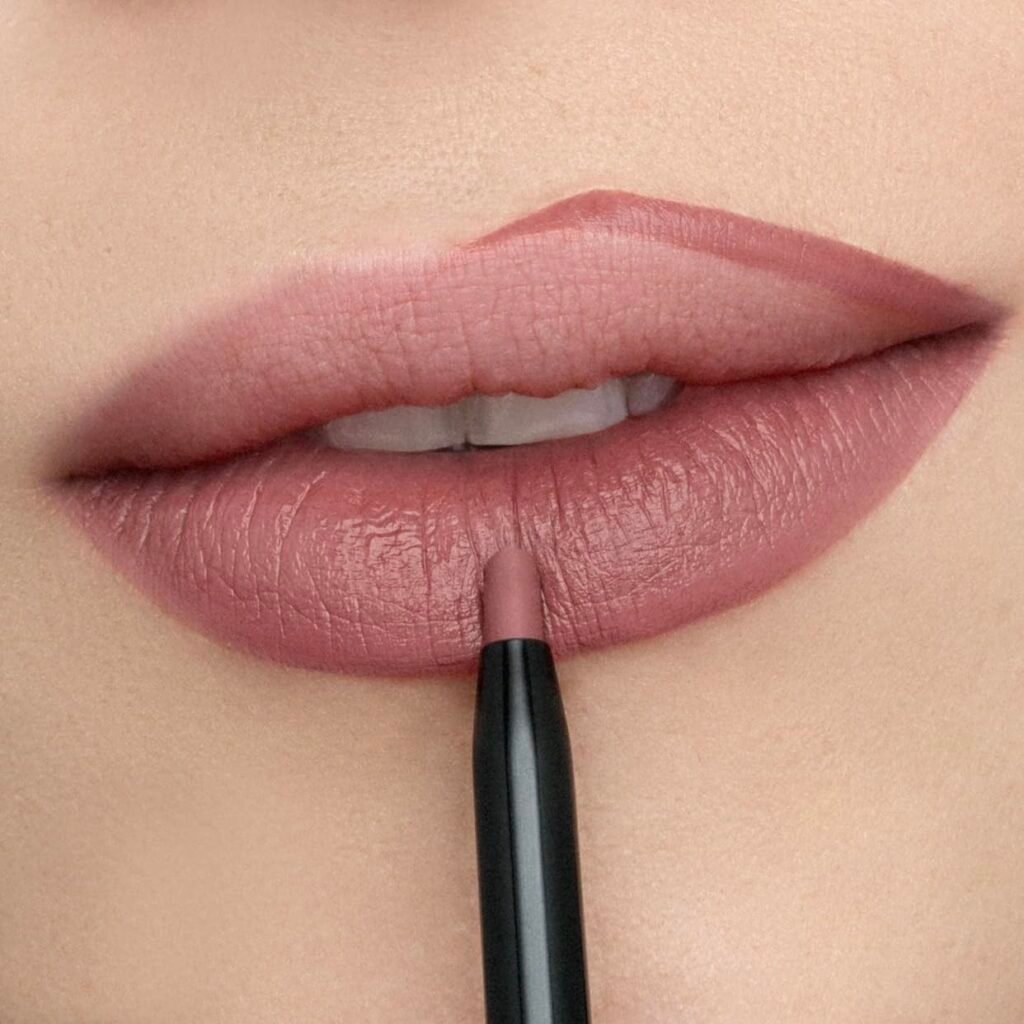 EDA LUXURY BEAUTY ELEGANCE PINK RETRACTABLE LIP LINER Creamy Smooth Formula High Pigmented Professional Makeup Long Lasting Waterproof Twist Up Mechanical Automatic Lip Color Pencil
