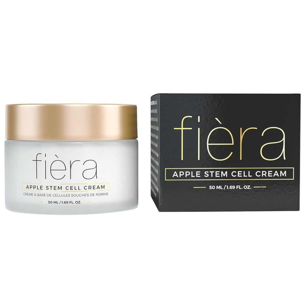 FIÈRA 24-Hour Rejuvenating Face Cream With Apple Stem Cells - Anti-aging Moisturizer for Day + Night, Formulated for Mature Skin. Visibly Improves Skin’s Tone and Texture - 1.69 FL. Oz.