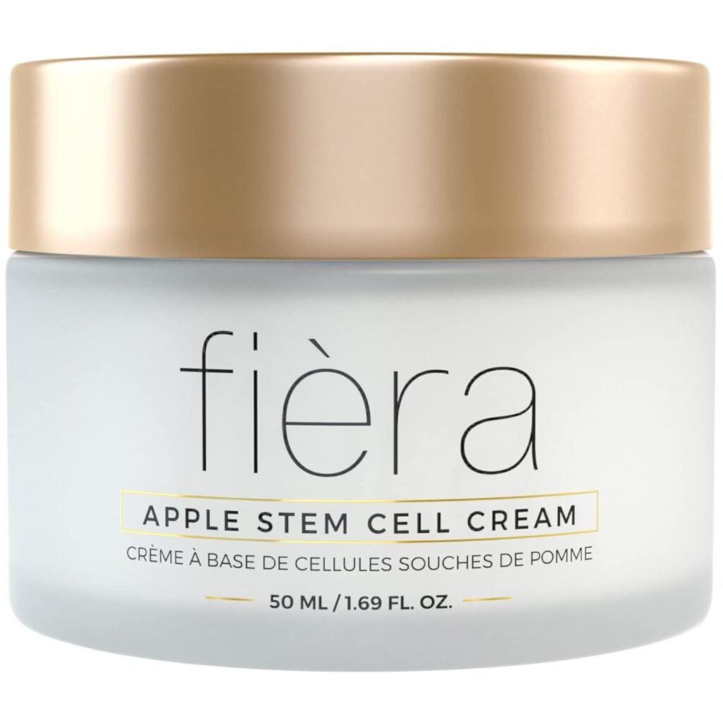 FIÈRA 24-Hour Rejuvenating Face Cream With Apple Stem Cells - Anti-aging Moisturizer for Day + Night, Formulated for Mature Skin. Visibly Improves Skin’s Tone and Texture - 1.69 FL. Oz.