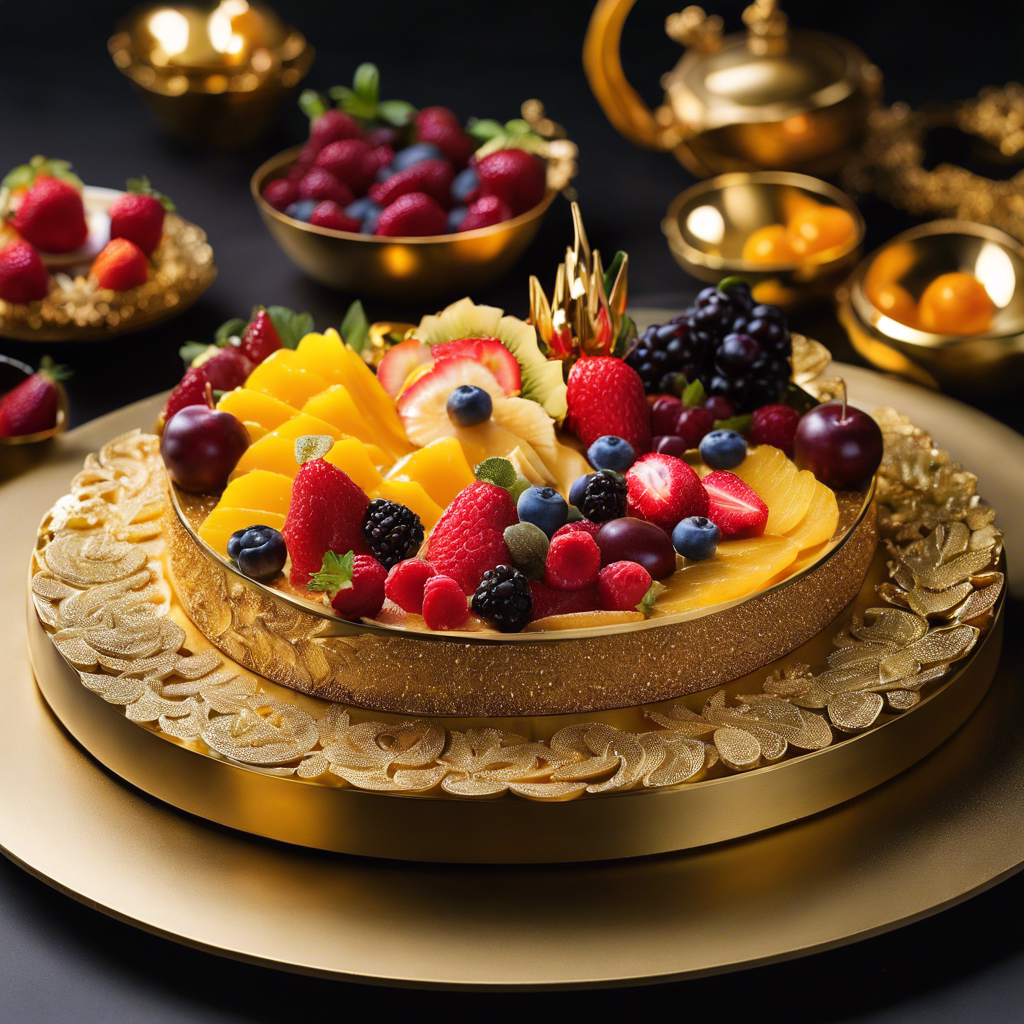 An image of an exquisite dessert platter, brimming with mouthwatering delicacies
